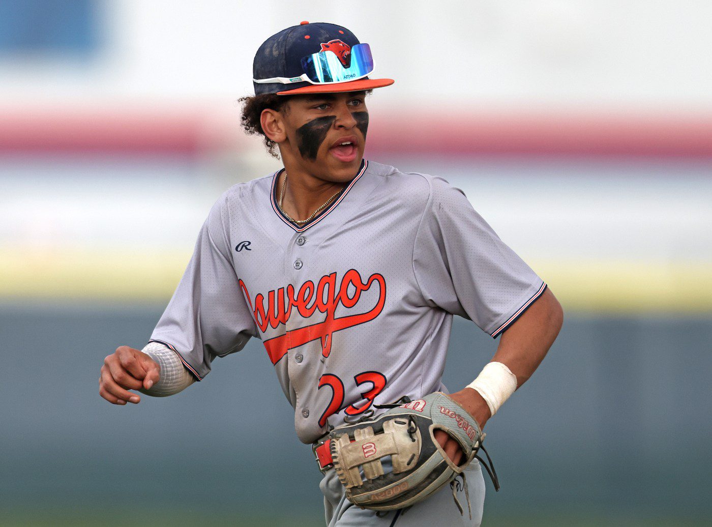 Sophomore shortstop Kamrin Jenkins learns nuances of leading off for Oswego. ‘I have to show up or sit down.’