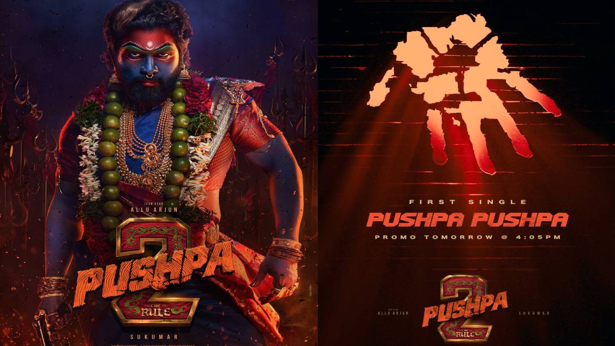 Pushpa 2 First Single Promo: Allu Arjun-Rashmika Mandanna Film’s First Song Will Be Out On May 1