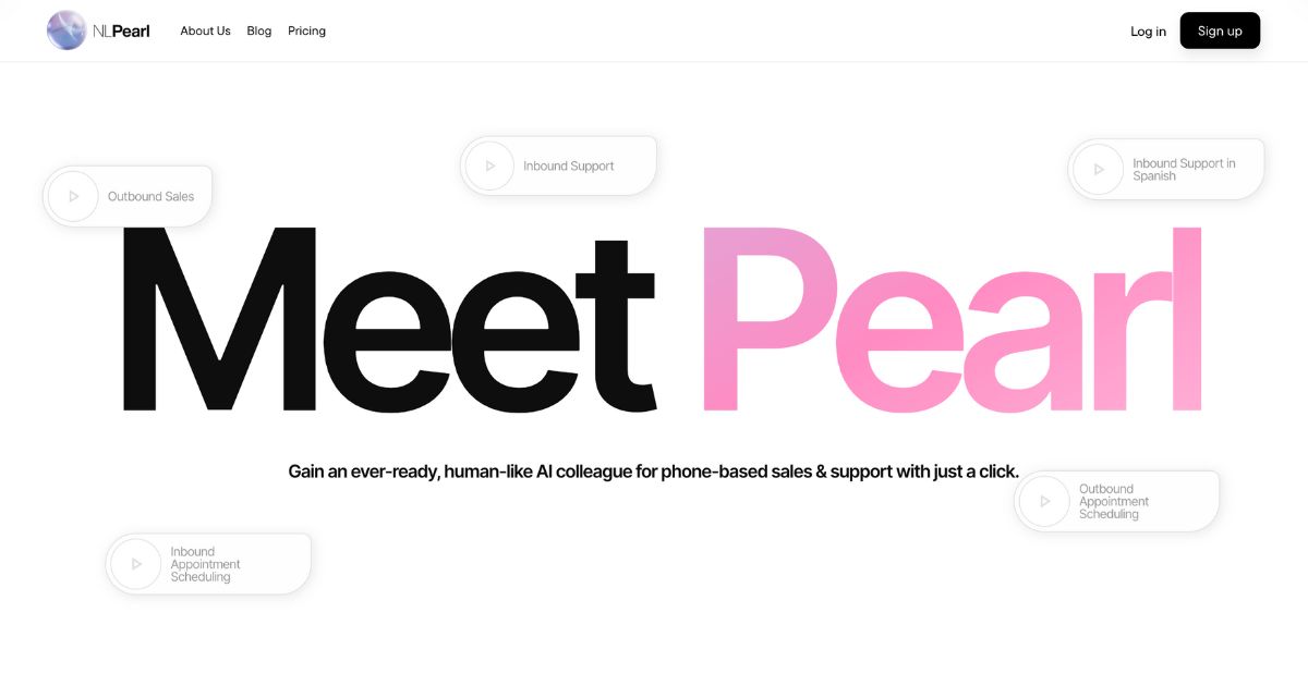 Pearl: Your Ai phone agent for customer interactions