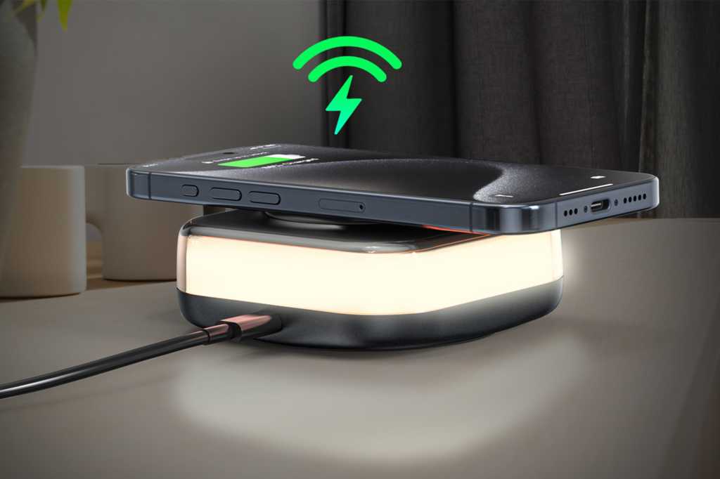 Enjoy ambient lighting and wireless charging with this all-in-one device, now only $40