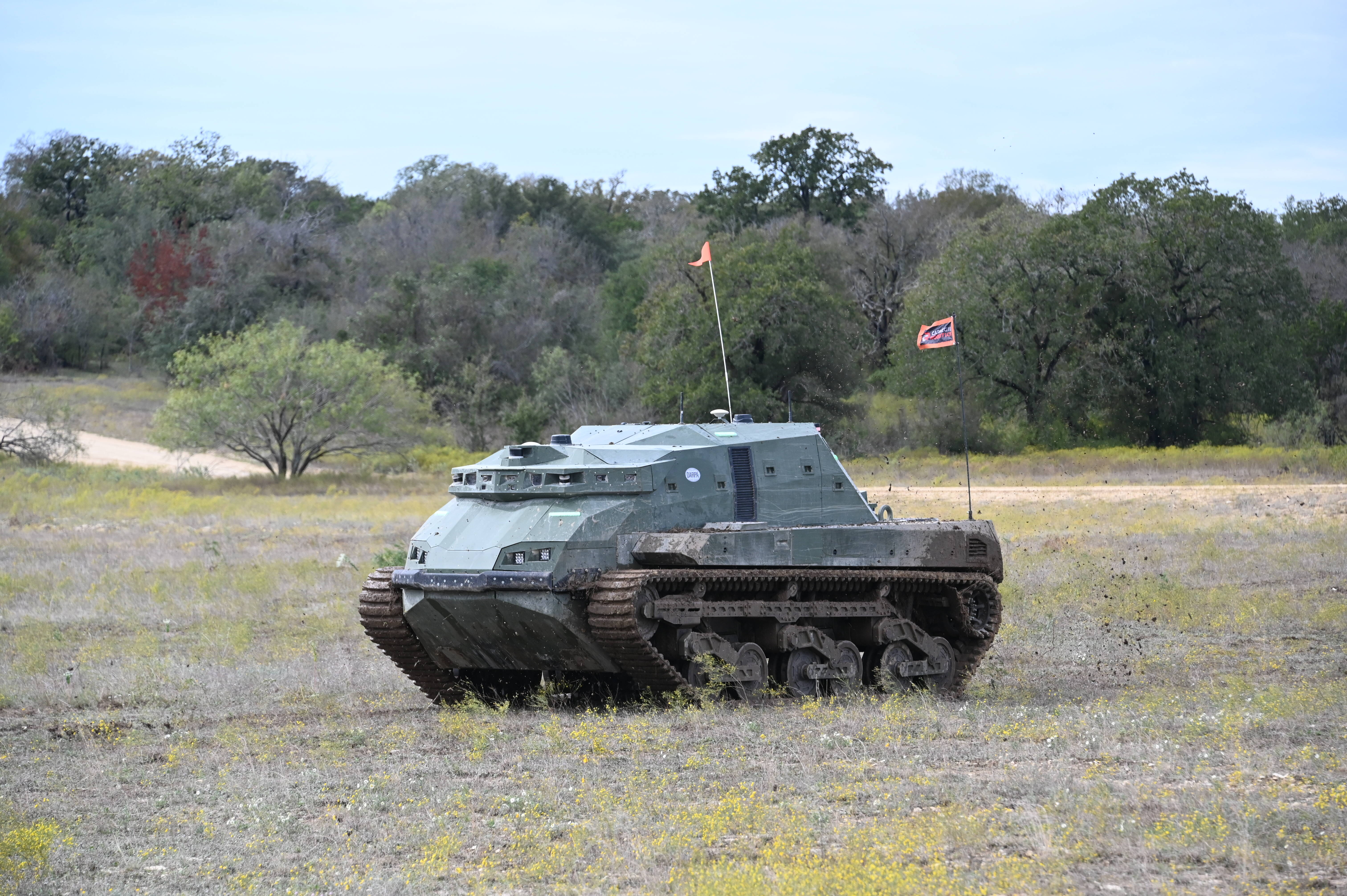 DARPA’s latest toy is a 20-foot, 12-ton tank that drives itself