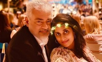 Ajith Kumar and Shalini clicked while embracing their 24 years of togetherness!