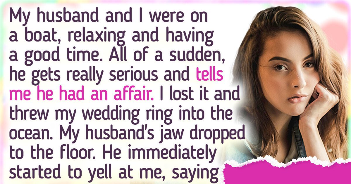 I Threw My Ring in the Ocean After My Husband Told Me He Cheated, Now I Regret It