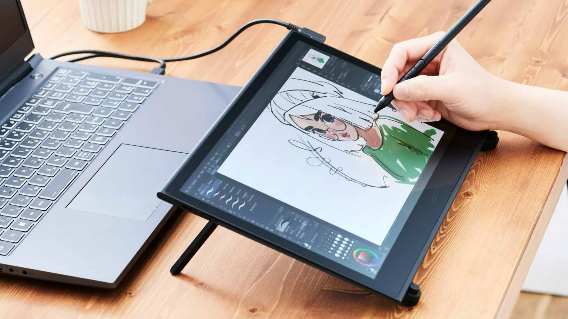 Wacom’s first OLED tablet is meant for drawing on the go