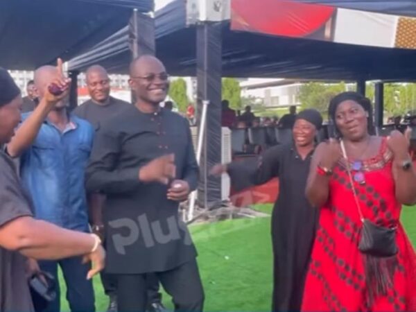 Disturbing Video Emerges as Kennedy Agyapong and Others Happily Sing and Dance at Kwabena Kwakye’s Funeral