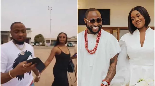 “I will report you to Davido” – Video shows moment Chioma tackled husband’s cameraman