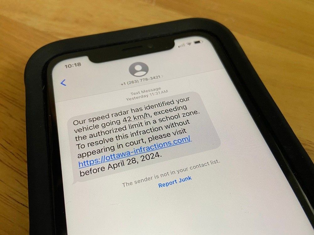 City warns of scam phone text about speed camera tickets