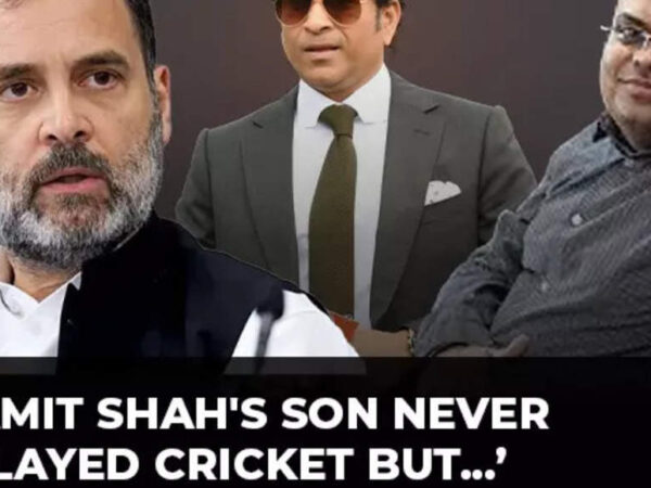 Amit Shah’s son never played cricket but still sitting on Sachin Tendulkar’s position, alleges Rahul Gandhi