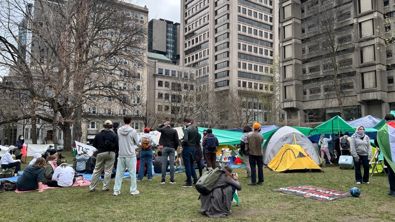 McGill University says pro-Palestinian demonstrators ‘refuse’ to collaborate, encampment violates policies
