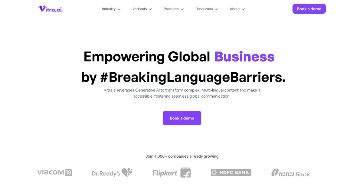 VitraAI: Breaking language barriers for global business success