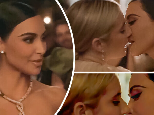 Watch Kim Kardashian Sharing Steamy Kiss With Emma Roberts — Details Inside