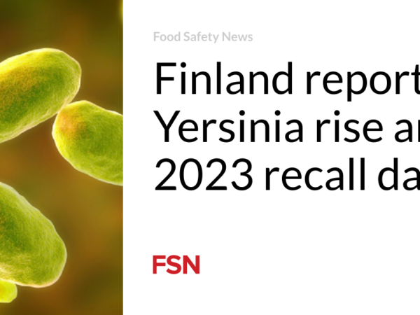 Finland reports Yersinia rise and 2023 recall data