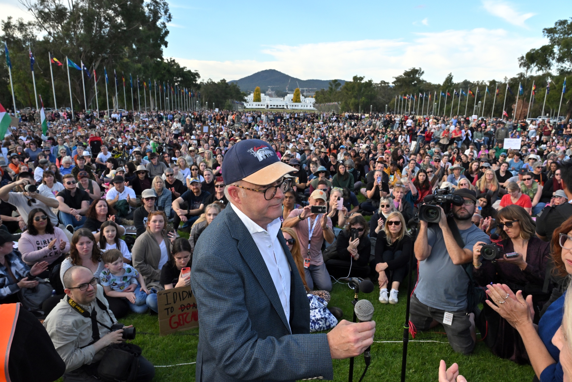 PM Anthony Albanese Slammed For Lying At Gendered Violence Rally