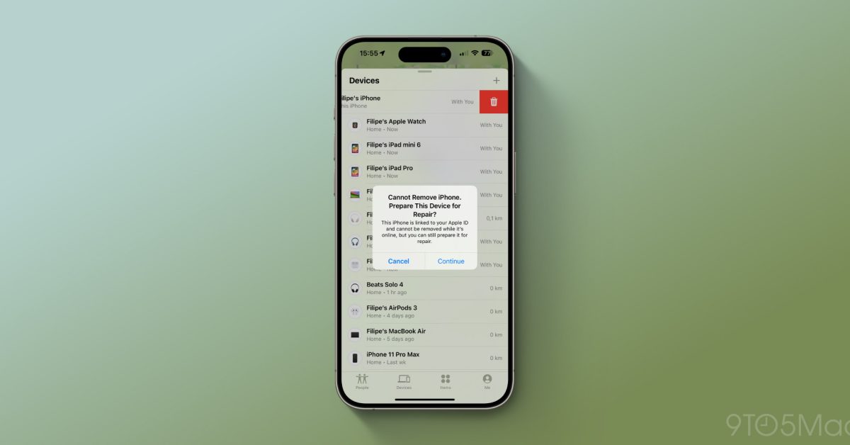 iOS 17.5 introduces new ‘Repair State’ that keeps Find My on when sending an iPhone to Apple