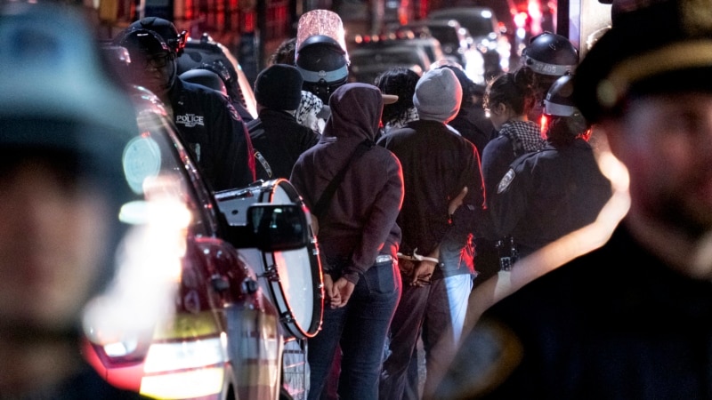 Police arrest pro-Palestinian protesters after takeover of Columbia University building