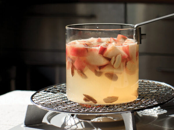 Iced White Tea with Peach and Almond