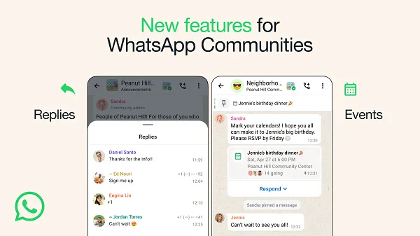 WhatsApp Adds Community Events to Facilitate Expanded Engagement