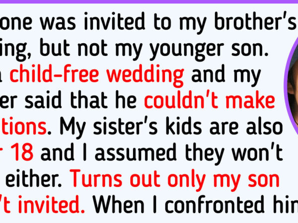 My Teenage Son Was Excluded From My Brother’s Child-Free Wedding, But Other Kids Were Allowed