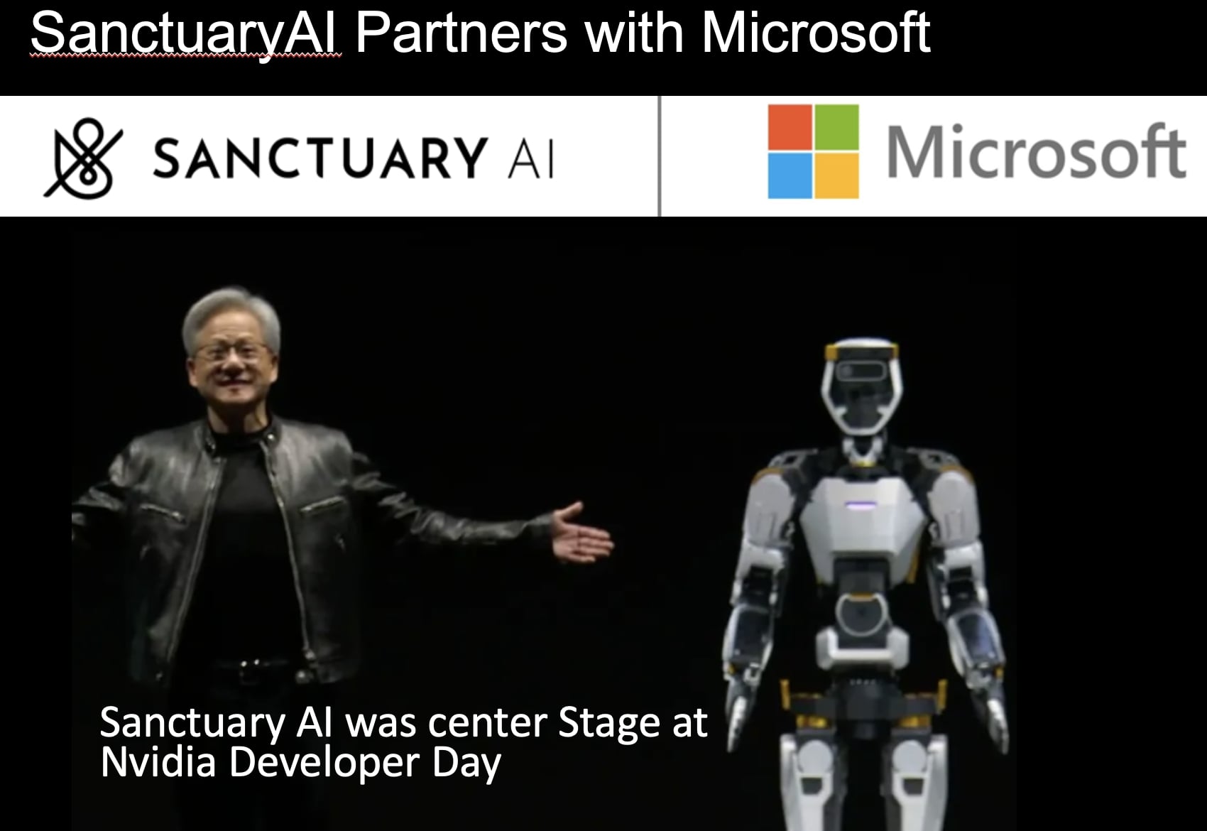 Sanctuary AI Humanoid Robotics Partners With Microsoft