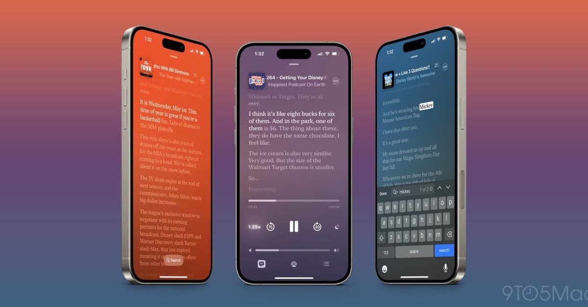 How transcripts in Apple Podcasts became a time-saving killer feature