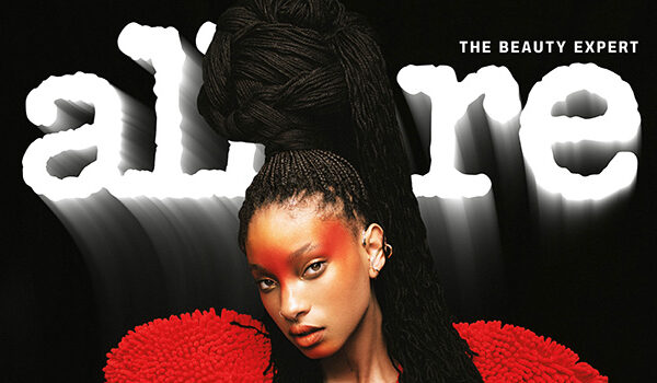 Willow Smith Stuns in Bare-Chested Red Look & Fierce Makeup for ‘Allure’ Cover: Photos