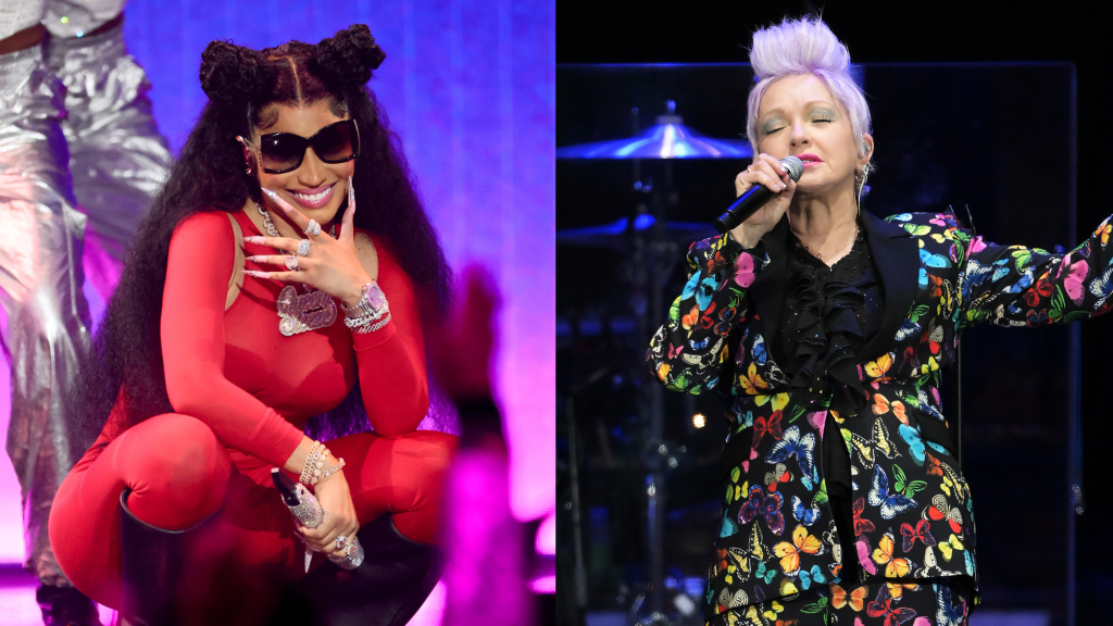 Nicki Minaj Surprises Crowd With Cyndi Lauper Duet At Pink Friday 2 Tour Stop In NYC