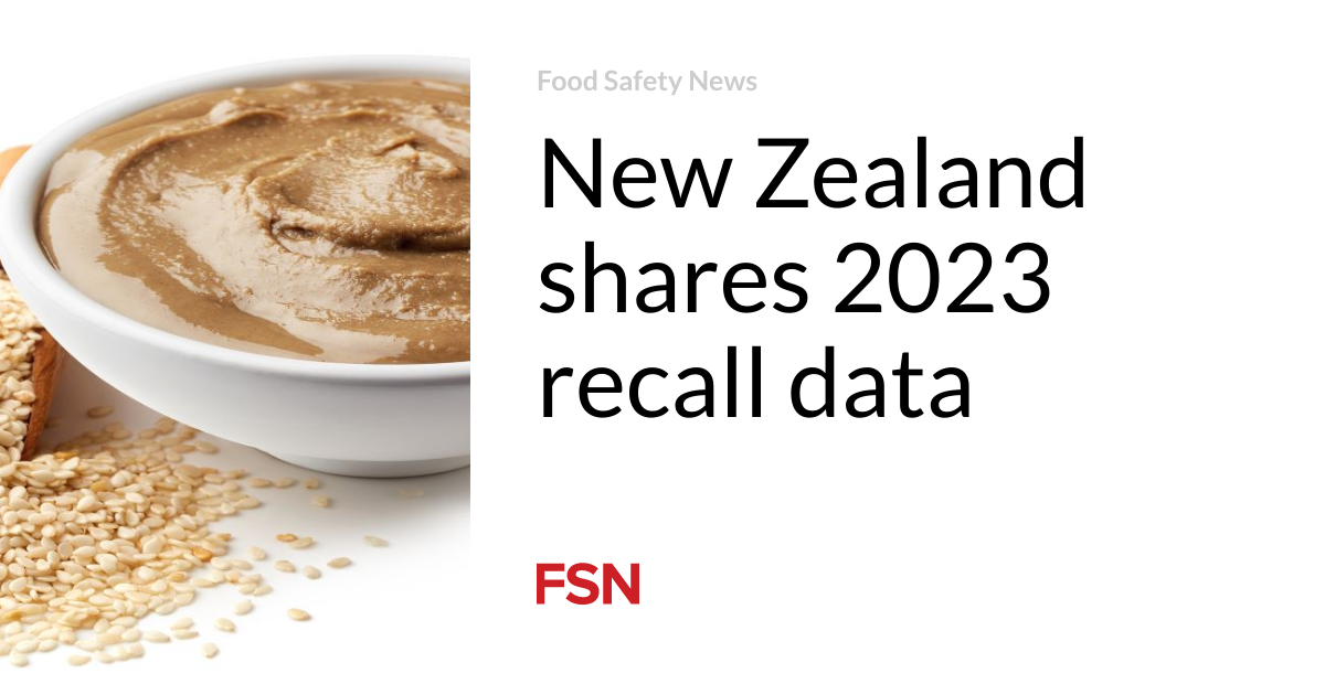 New Zealand shares 2023 recall data