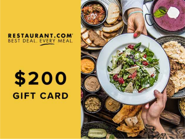 Treat Clients with a $200 Restaurant.com Gift Card, Now Just $35