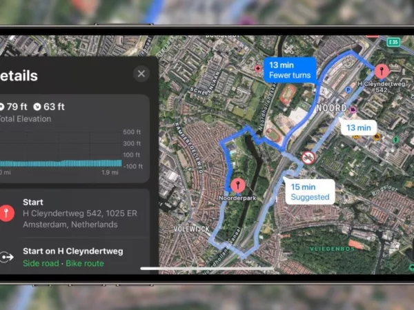 Apple Maps cycling routes come to bicycle-friendly Netherlands