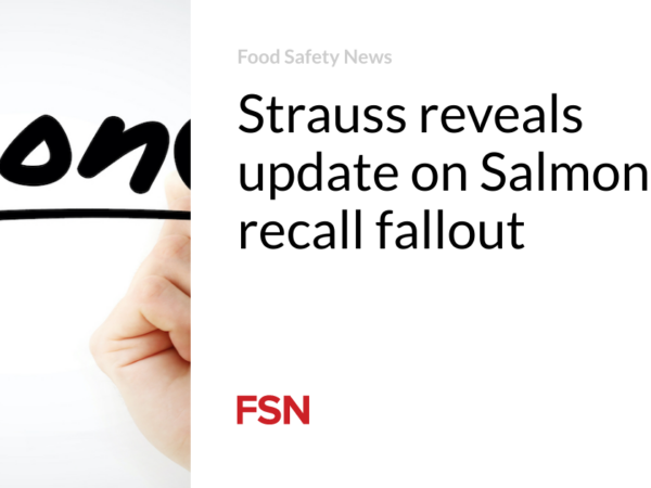 Strauss reveals update on Salmonella recall fallout