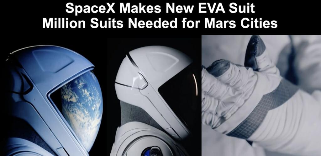 SpaceX New EVA Suit is One of Many New Space, Moon and Mars Suits