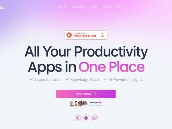 Assista: Streamline your productivity across all apps