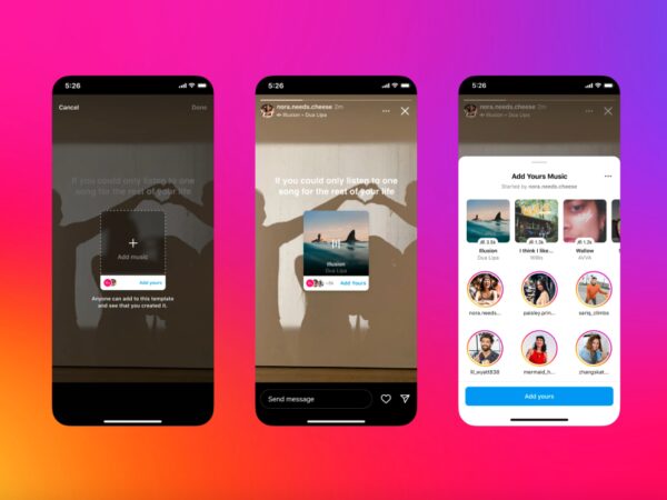 Instagram’s ‘Add Yours’ sticker now lets you share songs