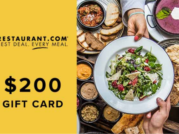 Feed Your Company Spirit with This $200 Restaurant.com eGift Card That’s Only $35