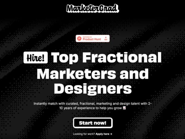 MarketerGrand: Access top fractional marketing & design talent