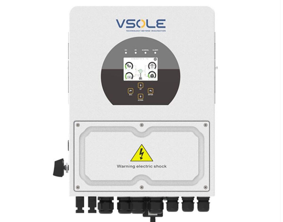 VSole presents wall-mount residential hybrid inverters