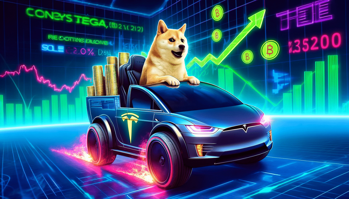 Tesla $DOGE Payments Rallies Meme Coins: Merch Is Up for Grabs, Cars Soon