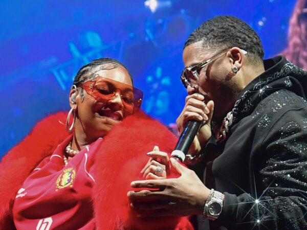 Awww! Watch Ashanti Playfully Tell Nelly She’s Pregnant (Video)