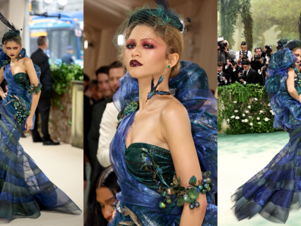 Zendaya Turns Heads In Custom Maison Margiela Gown And Headpiece For 2024 Met Gala