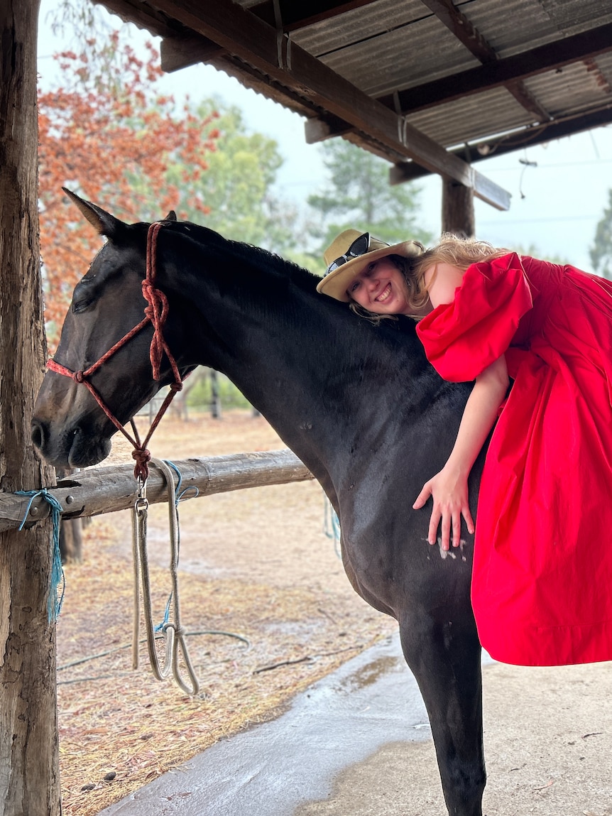 On the farm Grace would pretend to be Pink. Now she’s supported the pop star on stage