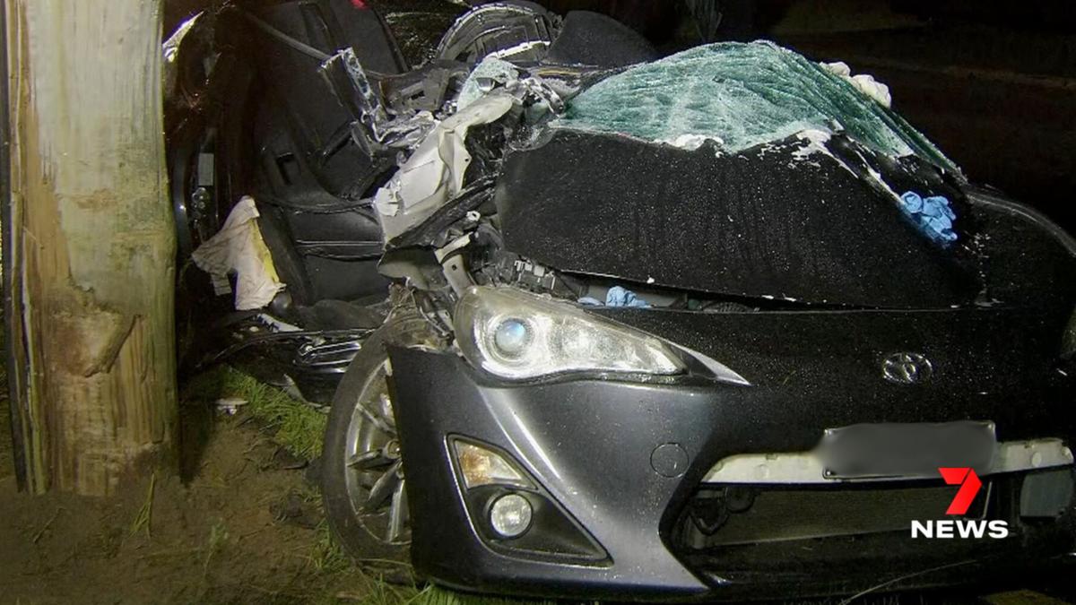 Teen driver sustains multiple serious leg injuries when he crashes into pole at Clontarf, near Brisbane