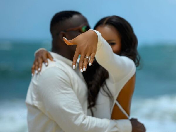 Wofaifada Is Engaged! Check Out The Lovely Photos From Her Beach Proposal