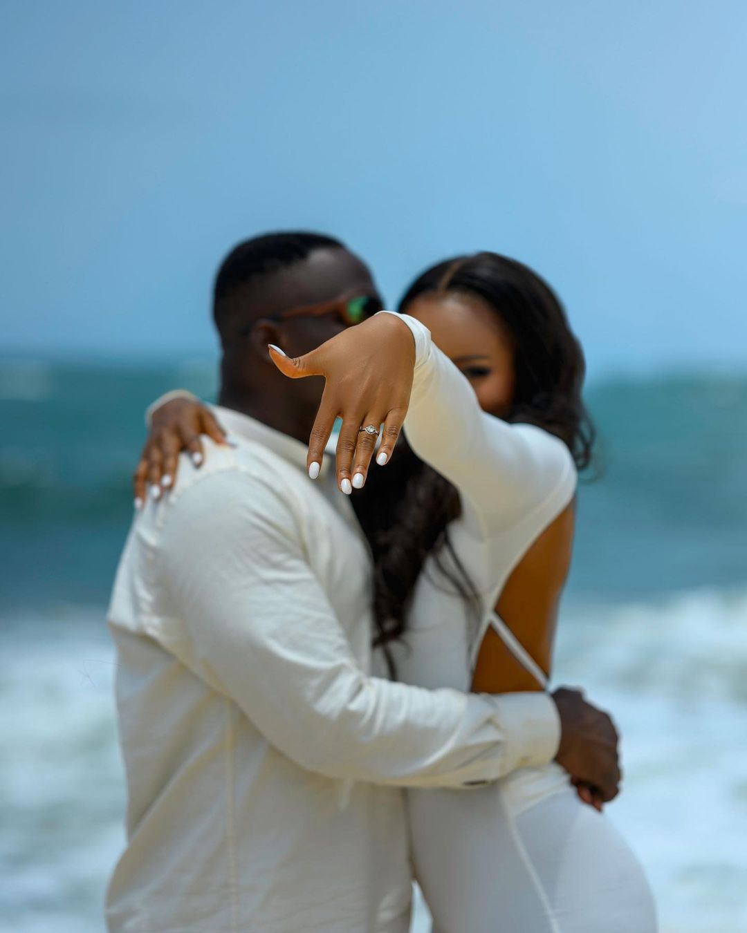 Wofaifada Is Engaged! Check Out The Lovely Photos From Her Beach Proposal