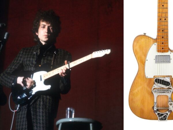 “When Bob Dylan really did go electric, nearly 60 years ago, this Fender Telecaster was one of his most crucial weapons”: Bob Dylan and Robbie Robertson’s 1965 Fender Telecaster fetches a whopping $650,000 at auction